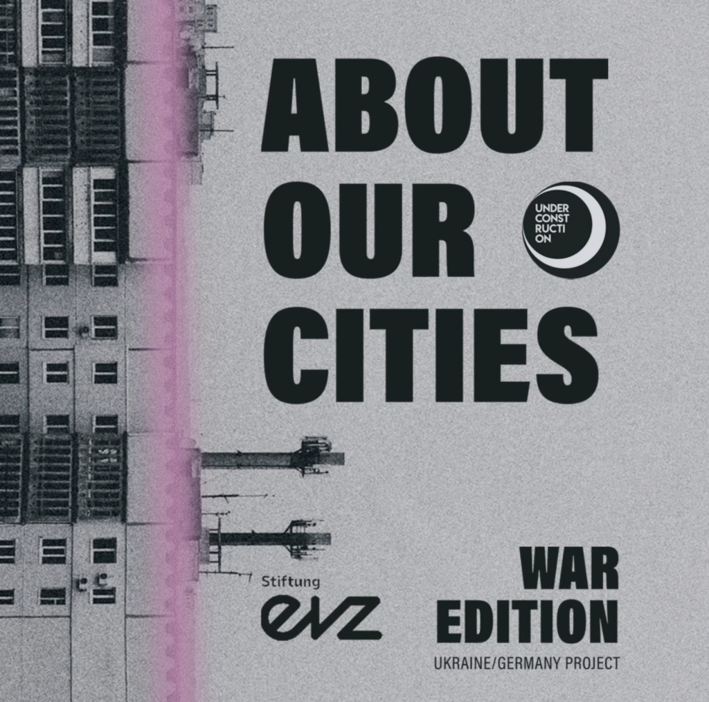 Projektlogo "About our cities - war edition"